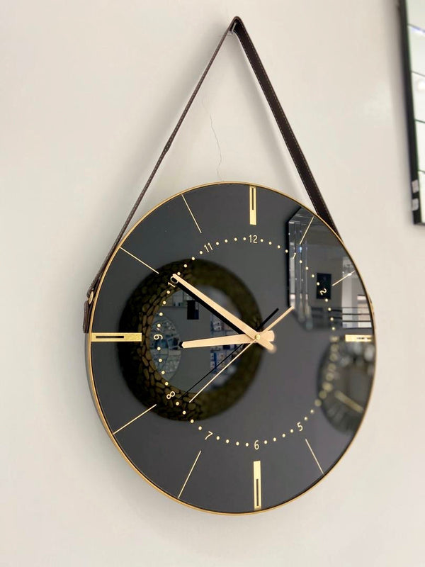 Black & Gold Wall Clock