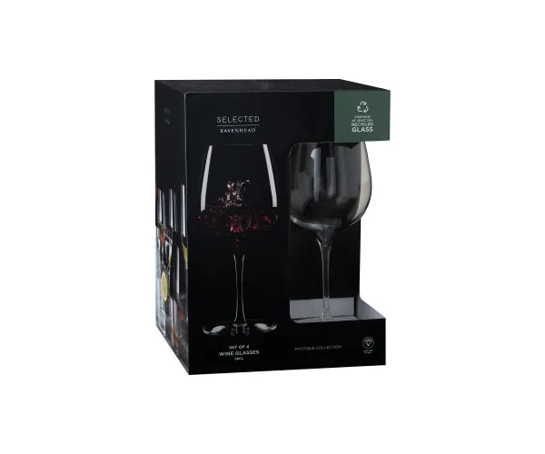 Mystique Set Of 4 Wine Glasses 42cl