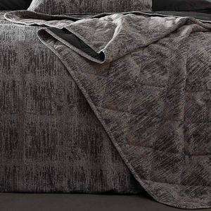 Mineral Textured Cotton Rich Quilted Throwover - 200 x 200cm