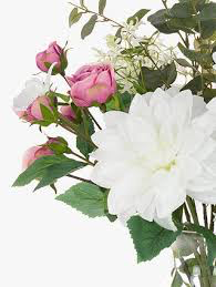 Dahlia & Rose Arrangement in Vase