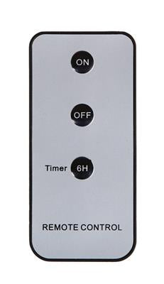 Set of 3 Flickabright Candles w-Timer & Remote - Cream