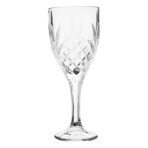 CRYSTAL WINE GLASSES - SET OF 4