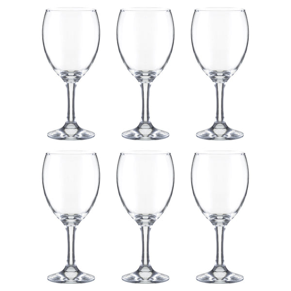Essentials Set Of 6 Red Wine Glasses 30cl
