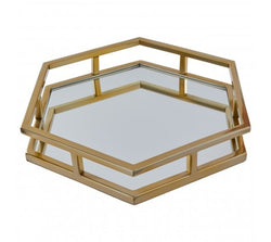 Large Hexagonal Decorative Tray