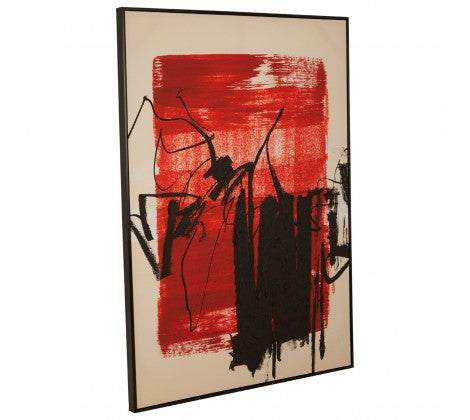 Red/Black Canvas Wall Art