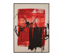 Red/Black Canvas Wall Art