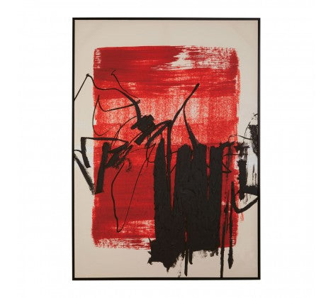 Red/Black Canvas Wall Art