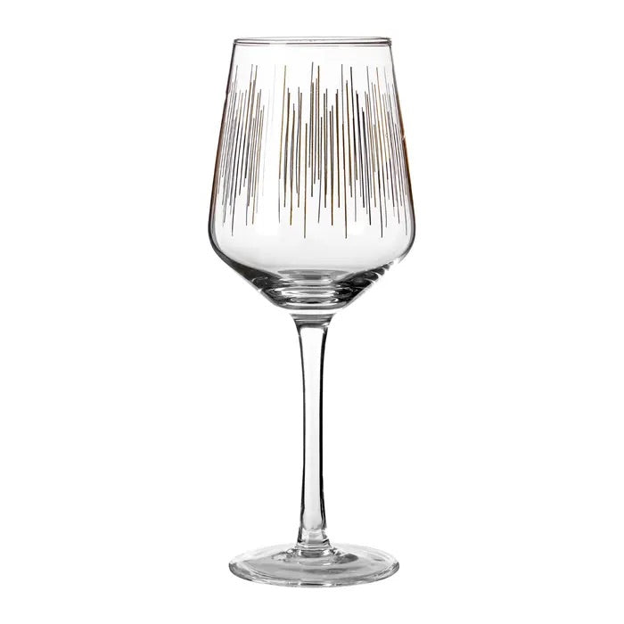DECO WINE GLASSES - SET OF 4