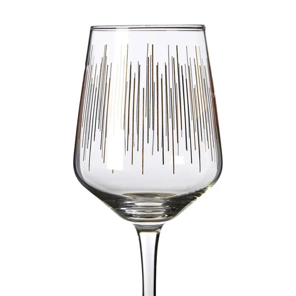 DECO WINE GLASSES - SET OF 4
