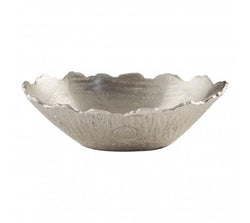 Aluminium Silver Decorative Bowl