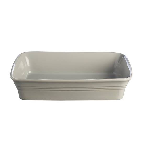 Grey Rectangular Dish 31cm