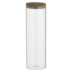 Monochrome Storage Jar Cork Lid
