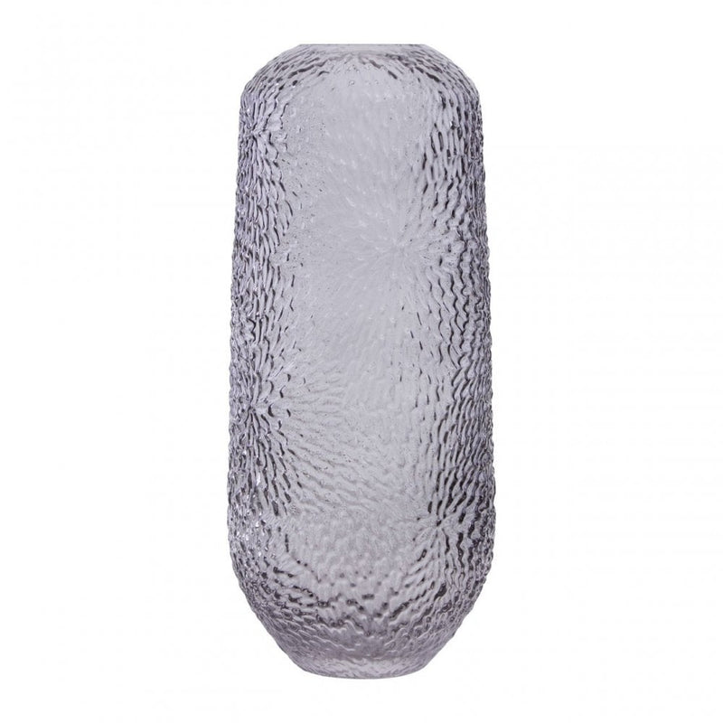 Copy of Colbie Large Embossed Grey Glass Vase