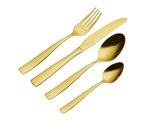 Everyday Purity Gold 18/0 16 Pce Cutlery Set